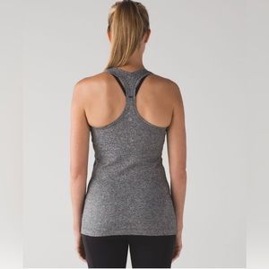 Lululemon Cool Racerback II Heathered Black